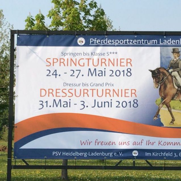 Wir drucken Werbebanner, Zaunplanen günstig und schnell in Heidelberg, Mannheim, Sandhausen, Leimen, Wiesloch, Walldorf