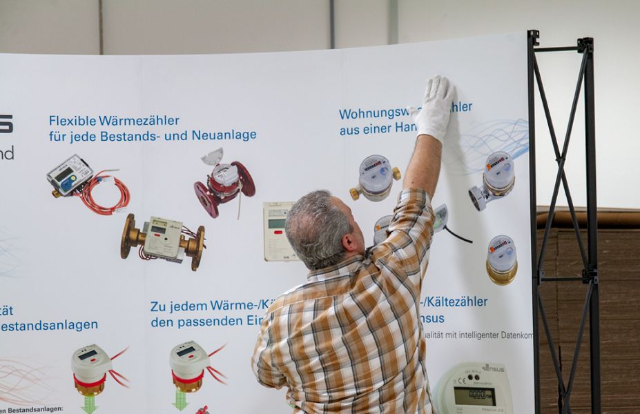 Der 1. sorgfältige Zusammenbau des neuen Messesystems - www.katzergmbh.de - Sandhausen, Heidelberg, Mannheim